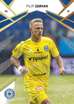 Filip Zorvan Sigma Olomouc SportZoo Chance Liga 2024/25 1. serie Gold Glitter /25 #118