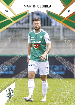 Martin Cedidla Jablonec SportZoo Chance Liga 2024/25 1. serie Gold Glitter /25 #122
