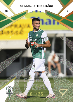 Nemanja Tekijaski Jablonec SportZoo Chance Liga 2024/25 1. serie Gold Glitter /25 #125