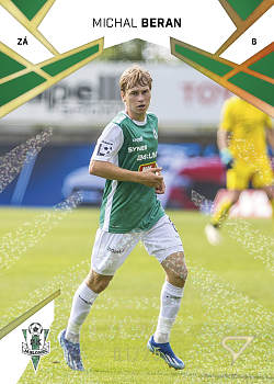 Michal Beran Jablonec SportZoo Chance Liga 2024/25 1. serie Gold Glitter /25 #126