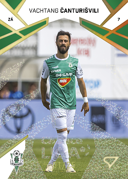 Vachtang Canturisvili Jablonec SportZoo Chance Liga 2024/25 1. serie Gold Glitter /25 #127