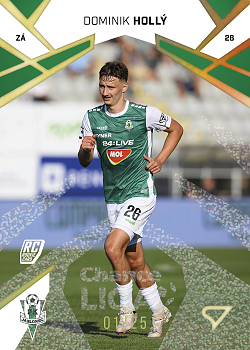 Dominik Holly Jablonec SportZoo Chance Liga 2024/25 1. serie Gold Glitter /25 #128