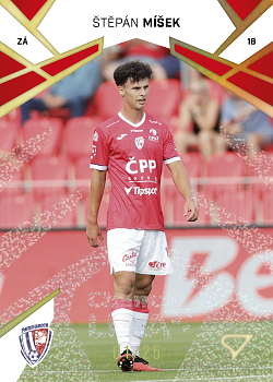 Stepan Misek Pardubice SportZoo Chance Liga 2024/25 1. serie Gold Glitter /25 #139