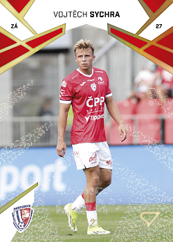 Vojtech Sychra Pardubice SportZoo Chance Liga 2024/25 1. serie Gold Glitter /25 #141