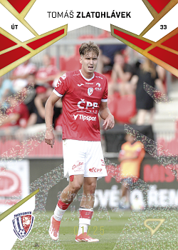 Tomas Zlatohlavek Pardubice SportZoo Chance Liga 2024/25 1. serie Gold Glitter /25 #144