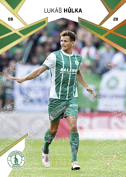 Lukas Hulka Bohemians Praha SportZoo Chance Liga 2024/25 1. serie Gold Glitter /25 #146