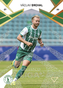 Vaclav Drchal Bohemians Praha SportZoo Chance Liga 2024/25 1. serie Gold Glitter /25 #154