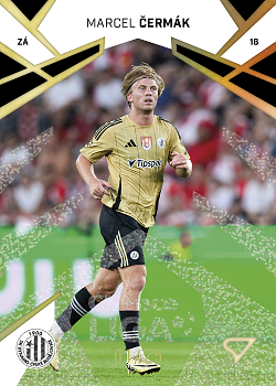 Marcel Cermak Ceske Budejovice SportZoo Chance Liga 2024/25 1. serie Gold Glitter /25 #173