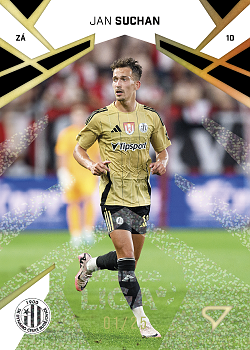 Jan Suchan Ceske Budejovice SportZoo Chance Liga 2024/25 1. serie Gold Glitter /25 #176