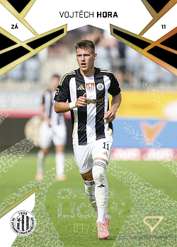 Vojtech Hora Ceske Budejovice SportZoo Chance Liga 2024/25 1. serie Gold Glitter /25 #179