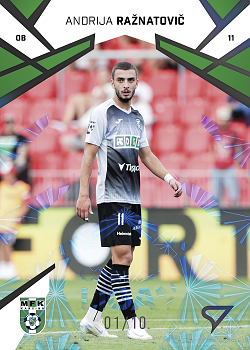 Andrija Raznatovic Karvina SportZoo Chance Liga 2024/25 1. serie Nightfire Glow /10 #160