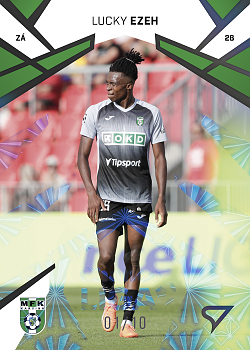 Lucky Ezeh Karvina SportZoo Chance Liga 2024/25 1. serie Nightfire Glow /10 #166
