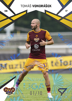 Tomas Vondrasek Dukla Praha SportZoo Chance Liga 2024/25 1. serie Nightfire Glow /10 #184