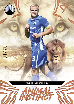 Jan Mikula Liberec SportZoo Chance Liga 2024/25 1. serie Animal Instinct /70 #AI-19