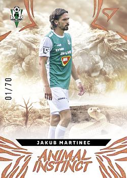 Jakub Martinec Jablonec SportZoo Chance Liga 2024/25 1. serie Animal Instinct /70 #AI-23