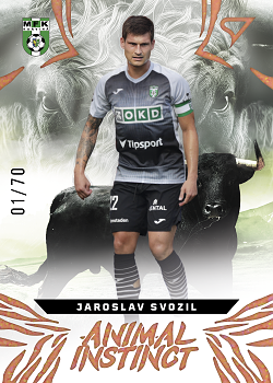 Jaroslav Svozil Karvina SportZoo Chance Liga 2024/25 1. serie Animal Instinct /70 #AI-31