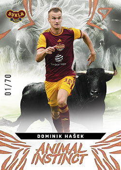 Dominik Hasek Dukla Praha SportZoo Chance Liga 2024/25 1. serie Animal Instinct /70 #AI-35