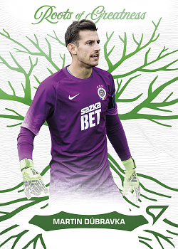 Martin Dubravka Sparta Praha SportZoo Chance Liga 2024/25 1. serie Roots of Greatness #RG-02