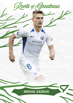 Michal Sadilek Liberec SportZoo Chance Liga 2024/25 1. serie Roots of Greatness #RG-09