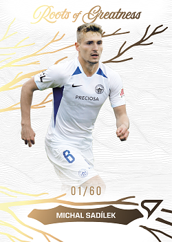 Michal Sadilek Liberec SportZoo Chance Liga 2024/25 1. serie Roots of Greatness /60 #RG-09