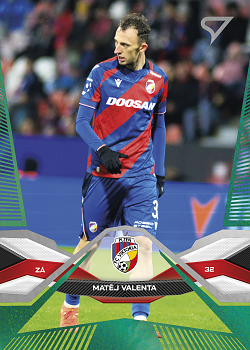 Matej Valenta Viktoria Plzen SportZoo Chance Liga 2025/26 2. serie Green #213