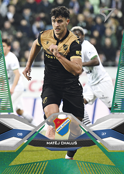 Matej Chalus Banik Ostrava SportZoo Chance Liga 2025/26 2. serie Green #218