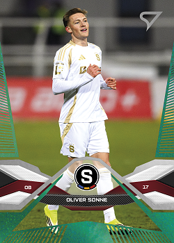 Oliver Sonne Sparta Praha SportZoo Chance Liga 2025/26 2. serie Green #231