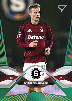 Sivert Mannsverk Sparta Praha SportZoo Chance Liga 2025/26 2. serie Green #238