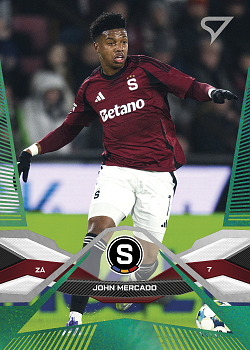 John Mercado Sparta Praha SportZoo Chance Liga 2025/26 2. serie Green #239