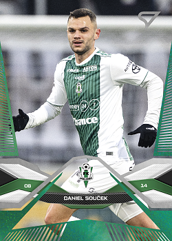 Daniel Soucek Jablonec SportZoo Chance Liga 2025/26 2. serie Green #244
