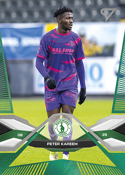Peter Kareem Bohemians Praha SportZoo Chance Liga 2025/26 2. serie Green #269