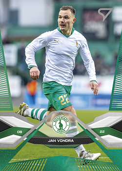 Jan Vondra Bohemians Praha SportZoo Chance Liga 2025/26 2. serie Green #270