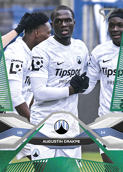 Augustin Drakpe Liberec SportZoo Chance Liga 2025/26 2. serie Green #275