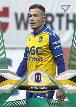 Matyas Kozak Teplice SportZoo Chance Liga 2025/26 2. serie Green #300