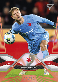 Jakub Markovic Slavia Praha SportZoo Chance Liga 2025/26 2. serie Copper /70 #193