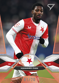Muhammed Cham Slavia Praha SportZoo Chance Liga 2025/26 2. serie Copper /70 #201