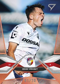 Denis Visinsky Viktoria Plzen SportZoo Chance Liga 2025/26 2. serie Copper /70 #216
