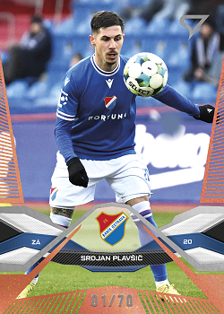 Srdjan Plavsic Banik Ostrava SportZoo Chance Liga 2025/26 2. serie Copper /70 #226