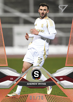 Andrew Irving Sparta Praha SportZoo Chance Liga 2025/26 2. serie Copper /70 #236