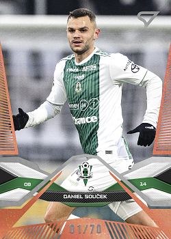 Daniel Soucek Jablonec SportZoo Chance Liga 2025/26 2. serie Copper /70 #244