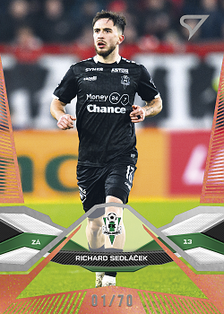 Richard Sedlacek Jablonec SportZoo Chance Liga 2025/26 2. serie Copper /70 #247