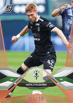 Matej Malensek Jablonec SportZoo Chance Liga 2025/26 2. serie Copper /70 #250