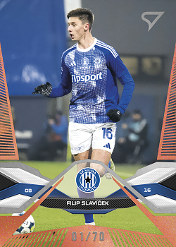 Filip Slavicek Sigma Olomouc SportZoo Chance Liga 2025/26 2. serie Copper /70 #254