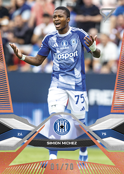 Simion Michez Sigma Olomouc SportZoo Chance Liga 2025/26 2. serie Copper /70 #258
