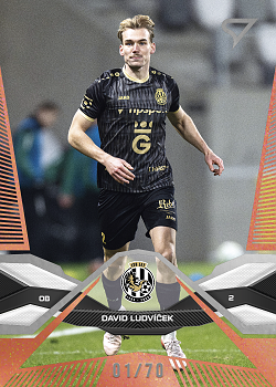 David Ludvicek Hradec Kralove SportZoo Chance Liga 2025/26 2. serie Copper /70 #265