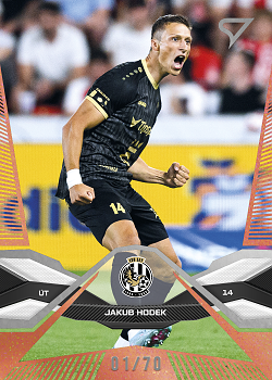 Jakub Hodek Hradec Kralove SportZoo Chance Liga 2025/26 2. serie Copper /70 #267