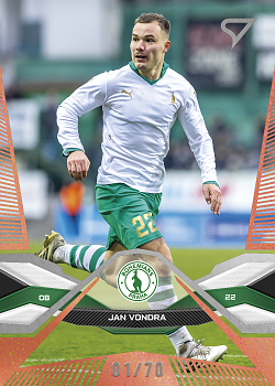 Jan Vondra Bohemians Praha SportZoo Chance Liga 2025/26 2. serie Copper /70 #270