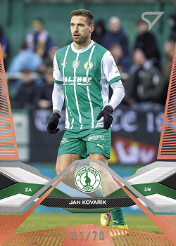Jan Kovarik Bohemians Praha SportZoo Chance Liga 2025/26 2. serie Copper /70 #273