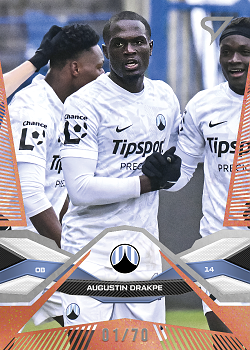 Augustin Drakpe Liberec SportZoo Chance Liga 2025/26 2. serie Copper /70 #275