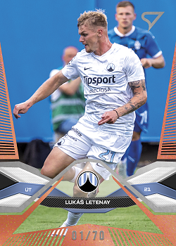 Lukas Letenay Liberec SportZoo Chance Liga 2025/26 2. serie Copper /70 #287